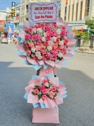 Kệ hoa khai trương, chúc mừng MS372