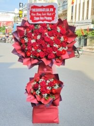 Kệ hoa khai trương, chúc mừng MS373