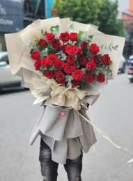 Bó hồng đỏ MS139