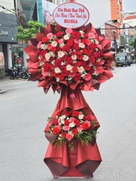 Kệ hoa khai trương, chúc mừng MS417