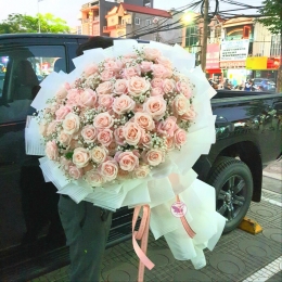 Bó hoa tươi hỗn hợp MS63