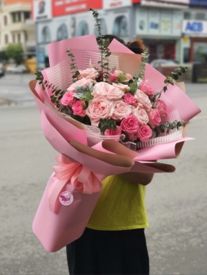 Bó hoa tươi hỗn hợp MS119