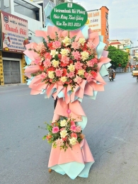 Kệ hoa khai trương, chúc mừng MS354