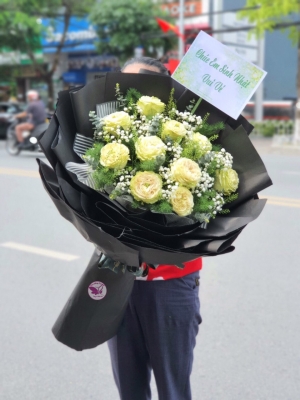Bó hoa tươi hỗn hợp MS123