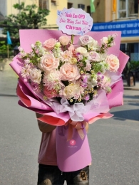 Bó hoa tươi hỗn hợp MS257