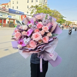 Bó hoa tươi hỗn hợp MS62