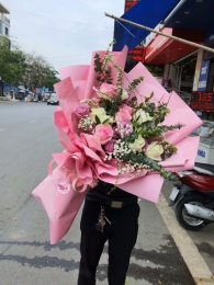 Bó hoa tươi hỗn hợp MS67