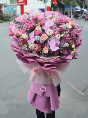 Bó hoa tươi hỗn hợp MS138