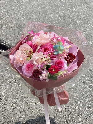 Bó hoa lụa GN MS 18