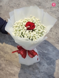 Bó hồng đỏ MS148