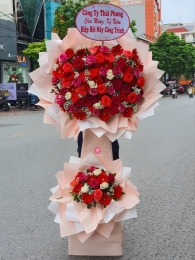 Kệ hoa khai trương, chúc mừng MS380