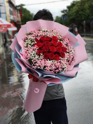 Bó hồng đỏ MS99