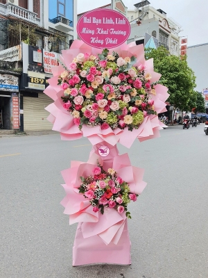 Kệ hoa khai trương, chúc mừng MS171