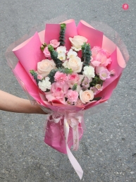 Bó hoa tươi hỗn hợp MS300