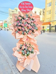 Kệ hoa khai trương, chúc mừng MS240