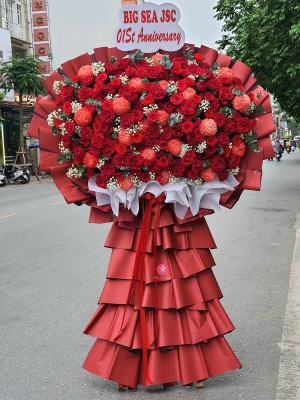 Kệ hoa khai trương, chúc mừng MS416