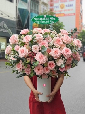 Bình hoa chúc mừng MS97